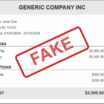 Fake Paystub